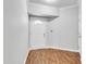 Entryway with wood flooring and white door at 333 Glenolden Ct, Cary, NC 27513