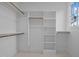 Spacious walk-in closet with ample shelving and hanging space at 2646 Marchmont St, Raleigh, NC 27608
