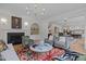 Spacious living room with a fireplace and comfortable seating at 2646 Marchmont St, Raleigh, NC 27608