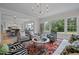 Sunlit living area with large windows and comfortable seating at 2646 Marchmont St, Raleigh, NC 27608