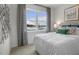 Bright bedroom with window and stylish decor at 752 Dorset Stream Dr, Fuquay Varina, NC 27526