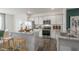 Modern kitchen with granite countertops and stainless steel appliances at 752 Dorset Stream Dr, Fuquay Varina, NC 27526