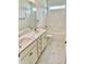 Bathroom boasts double vanity and marble-look flooring at 0 Will Suitt Rd, Butner, NC 27522