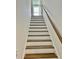 Modern staircase with wooden treads and white risers at 0 Will Suitt Rd, Butner, NC 27522