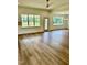 Open living room with hardwood floors and access to backyard at 0 Will Suitt Rd, Butner, NC 27522