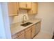 Modern kitchen with stainless steel appliances and granite countertops at 1318 Timothy Avenue Ave, Durham, NC 27707