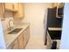 Modern kitchen with stainless steel appliances and granite countertops at 1318 Timothy Avenue Ave, Durham, NC 27707