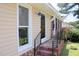 Front door entrance with steps and railings at 1318 Timothy Avenue Ave, Durham, NC 27707