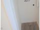 Small laundry closet with space for washer and dryer at 1318 Timothy Avenue Ave, Durham, NC 27707