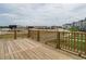 Wooden deck overlooking a new construction community at 1140 Cottonsprings Dr, Wendell, NC 27591