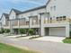 Townhouse community with attached garages and private decks at 1140 Cottonsprings Dr, Wendell, NC 27591