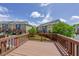 Private deck overlooking the community at 128 Dove Cottage Ln, Cary, NC 27519