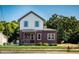 Two-story house front with a small porch and landscaping at 508 East End Ave, Durham, NC 27703