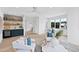 Relaxing living area with comfortable seating and a wet bar at 3300 Founding Place, Raleigh, NC 27612