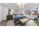 Spacious bedroom with ample natural light and a plush bed at 2009 St Marys St, Raleigh, NC 27608