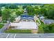 Aerial view of four-unit townhouses with ample parking at 98 Linda St, Princeton, NC 27569