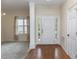 Spacious entryway with hardwood floors, and access to backyard at 140 Applegate Dr, Franklinton, NC 27525