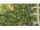 High-angle view of homes situated in a wooded area at 140 Applegate Dr, Franklinton, NC 27525