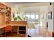 Modern hallway with hardwood floors and city views at 103 W Main St # 405, Durham, NC 27701