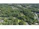Aerial view of a wooded lot next to a residential road at 9500 Ligon Mill Rd, Wake Forest, NC 27587