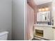 Clean bathroom with shower/tub combo and updated vanity at 9500 Ligon Mill Rd, Wake Forest, NC 27587
