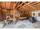 Spacious game room with pool table, bar and seating area at 9500 Ligon Mill Rd, Wake Forest, NC 27587