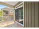 Deck with sliding glass doors and access to screened porch at 622 Chronicle Dr, Cary, NC 27513