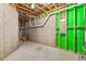 Unfinished basement with exposed utilities and plumbing at 622 Chronicle Dr, Cary, NC 27513