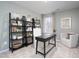 Home office with desk, shelving, and seating at 2833 Egert Dr, Haw River, NC 27258