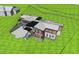 Bird's eye view of a contemporary home with a pool and expansive backyard at 10397 Holt, Chapel Hill, NC 27517