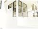 Exterior view of modern home with large windows and clean lines at 10397 Holt, Chapel Hill, NC 27517