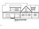 Rear elevation of a two story house at 2560 Lassiter Rd, Four Oaks, NC 27524