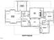Second floor plan with bedrooms, loft, and unfinished rec room at 2560 Lassiter Rd, Four Oaks, NC 27524