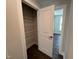 Walk-in pantry with wire shelving at 11549 Helmond Way # 102, Raleigh, NC 27617