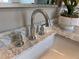 Close-up of a modern bathroom sink and faucet at 3701 Greystone Dr, Rocky Mount, NC 27804