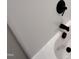Bathroom with modern sink and black matte faucet at 3701 Greystone Dr, Rocky Mount, NC 27804