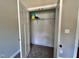 Spacious closet with wire shelving; great for storage at 3701 Greystone Dr, Rocky Mount, NC 27804