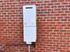 Exterior shot of the home's gas water heater at 3701 Greystone Dr, Rocky Mount, NC 27804