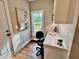 Bright home office with built-in desk and natural light at 3701 Greystone Dr, Rocky Mount, NC 27804