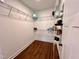 Spacious walk-in closet with wire shelving, providing ample storage at 3701 Greystone Dr, Rocky Mount, NC 27804