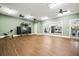 Fitness center with separate area for yoga and stretching at 347 Village Walk Dr, Clayton, NC 27527