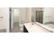 Double vanity bathroom with soaking tub and shower at 1055 Talisker Way # 19, Burlington, NC 27215