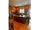 Modern kitchen with stainless steel appliances and an island at , Durham, NC 27713