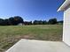 Spacious backyard with a patio and plenty of open space at 138 Lotus Ave, Smithfield, NC 27577