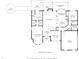 Floor plan showing a large Gathering home with multiple bedrooms and a large garage at 19 Silverside Dr, Angier, NC 27501