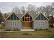 Modern home with gray siding and unique design at 1203 Keith Hills Rd, Lillington, NC 27546
