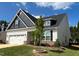 Two-story home with a white and dark gray exterior at 3192 Castlerock Dr, Burlington, NC 27215