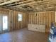 Under construction kitchen with island at 5008 Trotter Dr, Raleigh, NC 27603