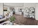 Open concept kitchen with island, stainless steel appliances, and ample cabinet space at 2209 Fletchers Ridge Dr, Durham, NC 27703