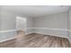 Living room with hardwood floors and gray walls at 2113 Eveton Ln, Sanford, NC 27330